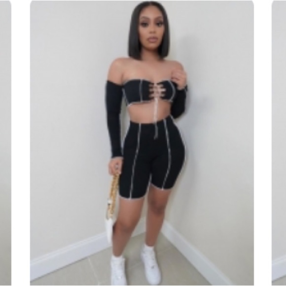 Black & white 4 Piece Set